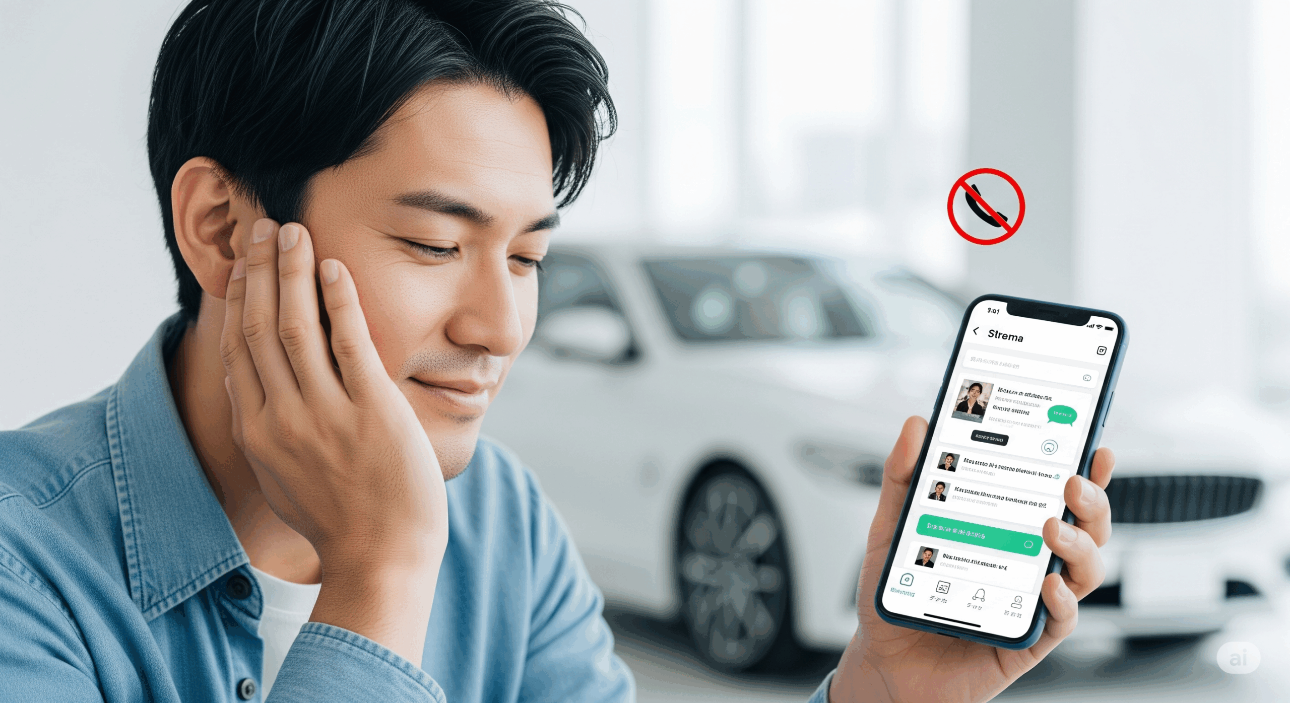 【電話なし車買取アプリ】ストリマなら迷惑電話ゼロ！新感覚の一括査定でストレスフリーな高価売却を実現