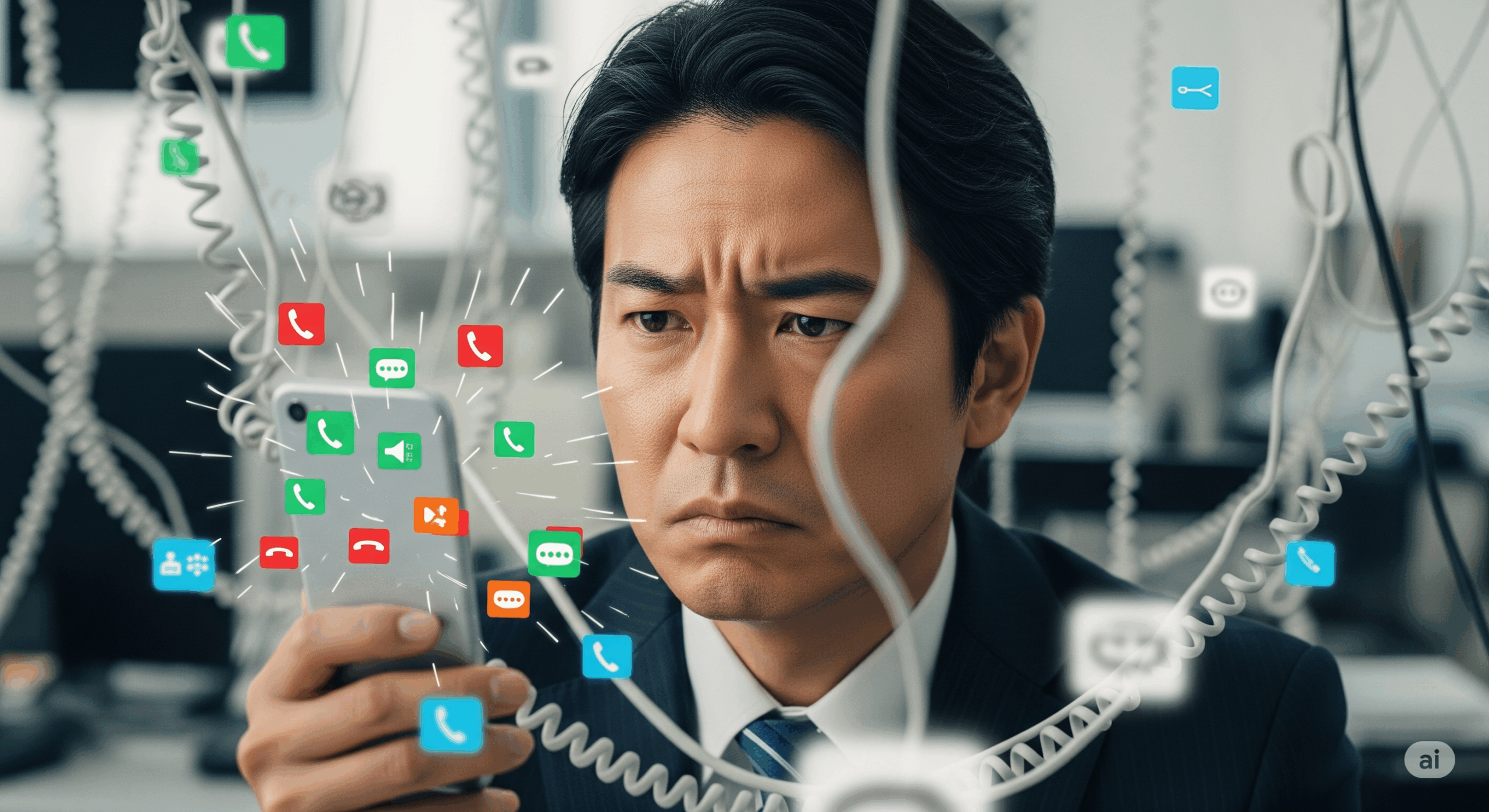 もうウンザリ…従来の一括査定で男性ユーザーが抱える「電話の嵐」問題